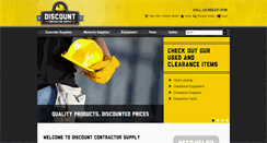 Desktop Screenshot of discountcontractorsupply.com